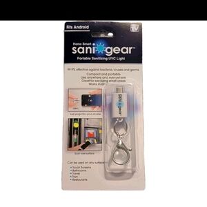 Adidas SaniGear Portable UVC Light - Silver